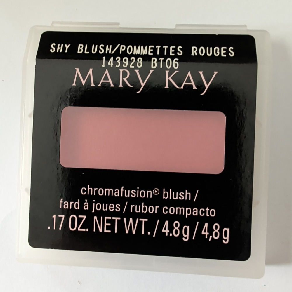 Mary Kay Chromafusion Blush Shy Blush 143928 BT06 Pink Powder Refill .17 oz